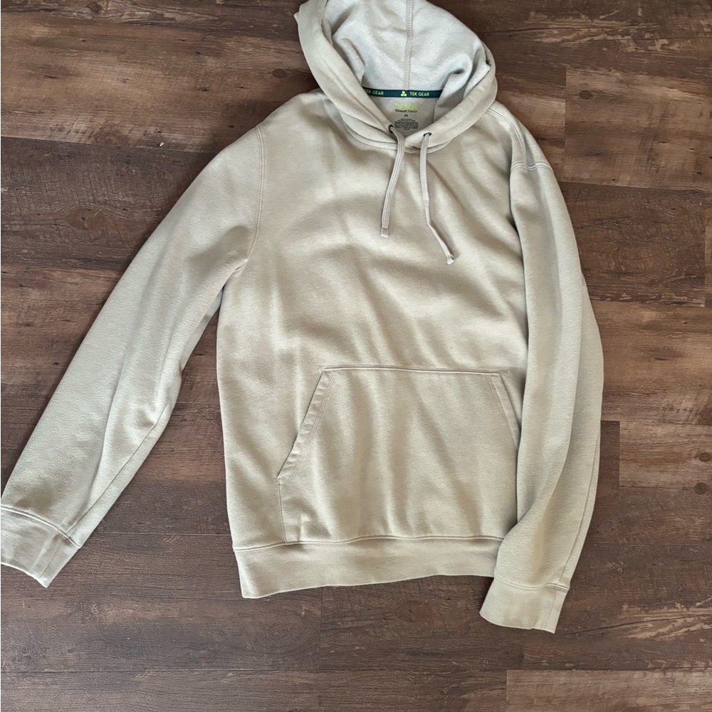 Tek Gear Tan Sweatshirt Hoodie Relaxed Fit